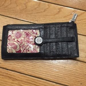 HOBO Lin wallet black 100% leather